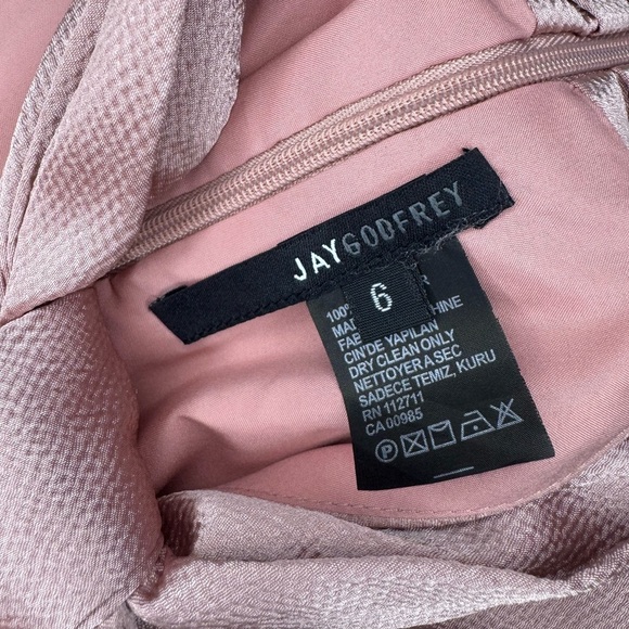 JAYGODFREY Pink Jumpsuit with Flowy Palazzo Style. #337 - Picture 14 of 17